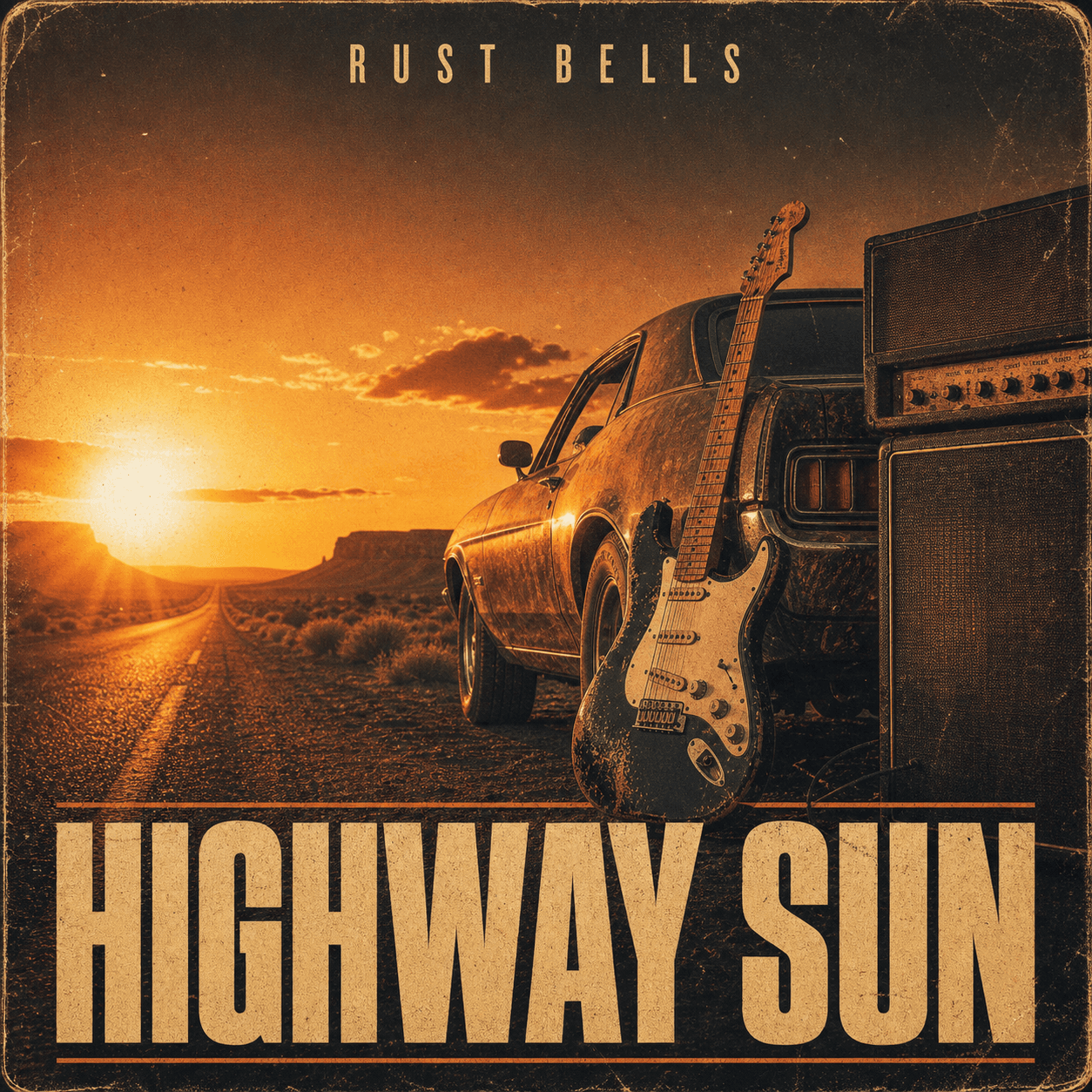 Rock vinyl album cover artwork